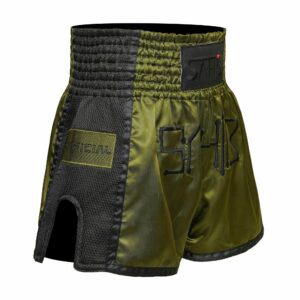 Sahib® Artificial Series Muay Thai Shorts - Olive/Black