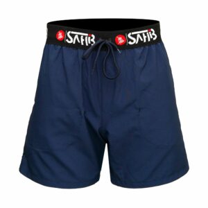 Sahib® Men's Sports Gym Shorts Elastic Waist - Navy