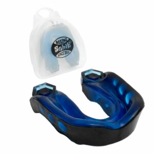 Sahib® Shock Doctor Unisex Gel Max Mouthguard - Youth (Black/Blue)