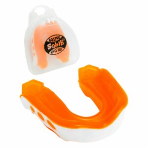 Sahib® Shock Doctor Unisex Gel Max Mouthguard - Youth (White/Orange)