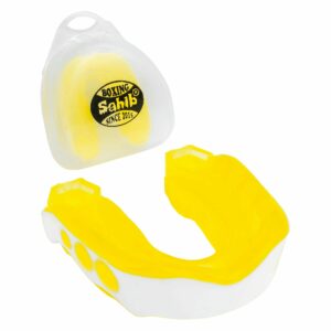 Sahib® Shock Doctor Unisex Gel Max Mouthguard - Youth (White/Yellow)