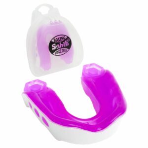 Sahib® Shock Doctor Unisex Gel Max Mouthguard - Youth (White/Purple)