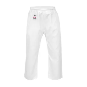 Karate Gi Trousers Front View – Comfortable Martial Arts Pants for Students
