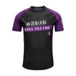 Sahib Roll Till I Die Purple Belt Ranked BJJ Rashguard Front View