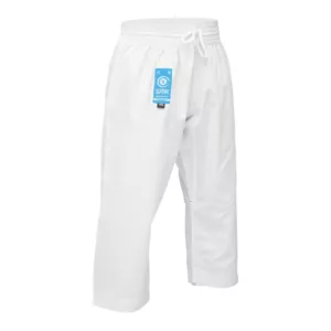 Adjustable elastic waistband on Sakura Blue Label karate trousers