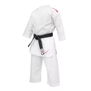 Red Label Karate Gi detailed embroidered logo by Sahib