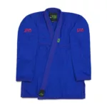 Sahib UAE Series V2 Blue Kimono with Red Contrast – Front View